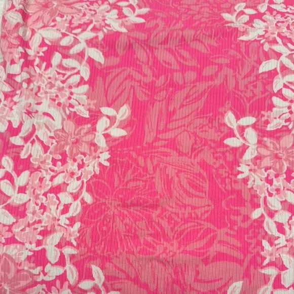 Lilly Pulitzer Pink Sheath Midi Dress Square Neck Sleeveless - Picture 9 of 10